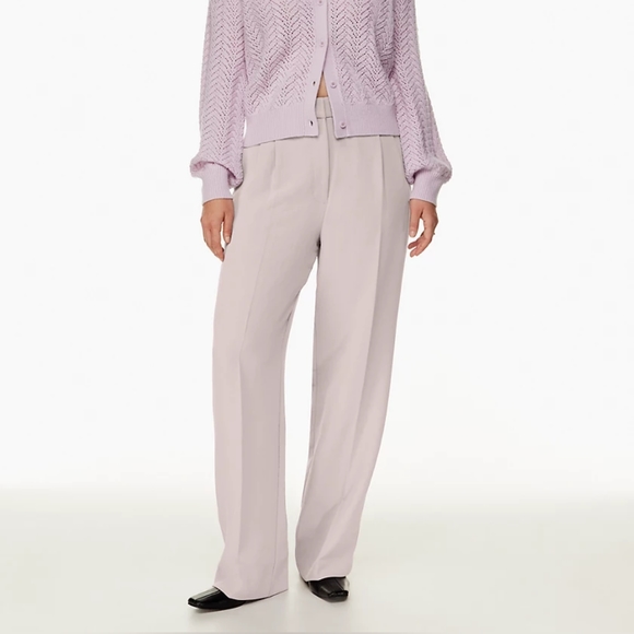 ❌SOLD ❌ WILFRED Effortless Pants Morado Grey Short High Rise 6 Short Aritzia - Picture 5 of 6